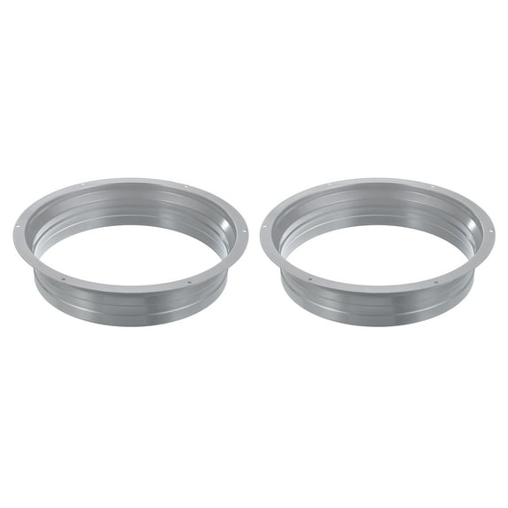 Uxcell 10 Inch Duct Connector Flange Straight Pipe Flange Round Ventilation Duct, 2 Pcs