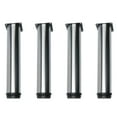 thumbnail image 1 of Uxcell 10 Inch Furniture Legs Stainless Steel Feet Sofa Wardrobe Shelves Leg Replacement Height Silver Tone, 4 Pack, 1 of 7
