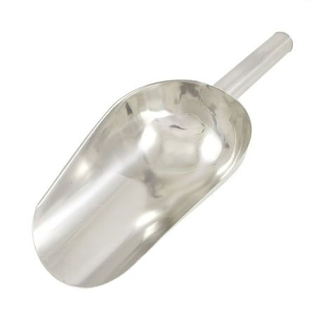 Uxcell 10' Kitchen Round Handle Stainless Steel Flour Shovel Ice Scooper