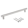 thumbnail image 1 of Uxcell 10" Length 6.3" Hole Center Stainless Steel T Bar Pull Handle 12mm Diameter, 1 of 6