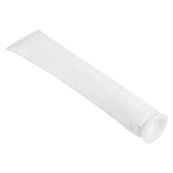 Uxcell 10 Micron Pool Skimmer Basket Mesh Bags 2.7'' Ring Filter Socks, White