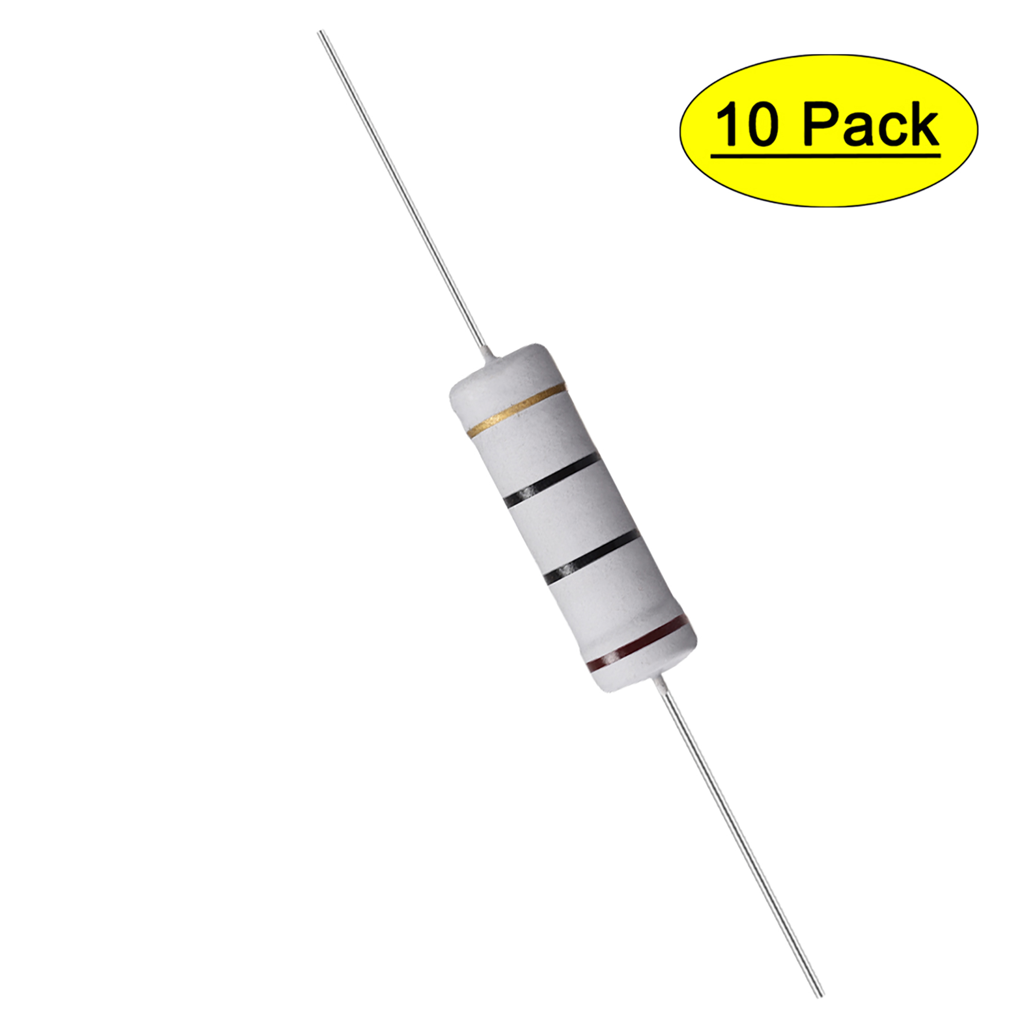 4PCS MCKNP0ASF100JB00 Through Hole Wirewound Resistor, MCKNP Series