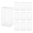 thumbnail image 1 of Uxcell 10 PCS Clear Gift 2.5"x1.8"x3.9" Transparent Candy Box Plastic Favor Boxes Packing, 1 of 6