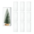 thumbnail image 1 of Uxcell 10 Pcs Clear Gift Box,2.4"x2"x6" Plastic Packing Box for Candy Cookies, 1 of 6