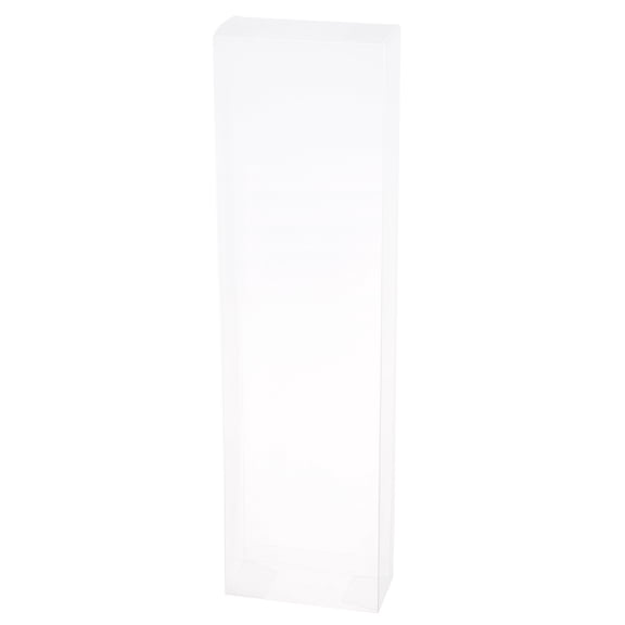 Uxcell 10 PCS Clear Gift Box 4.4"x2"x16.1" Transparent Candy Box Plastic Favor Boxes Packing