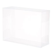 Uxcell 10 PCS Clear Gift Box 4.4"x2"x6" Transparent Candy Box Plastic Favor Boxes Packing