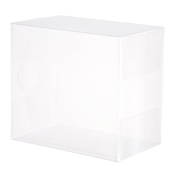 Uxcell 10 PCS Clear Gift Box 4"x2.6"x4.4" Transparent Candy Box Plastic Favor Boxes Packing