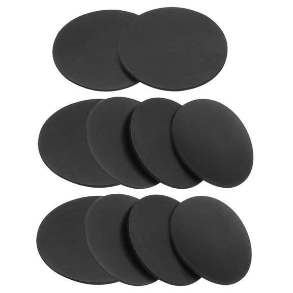 Uxcell 10 PCS Rubber Solid Discs Washers, 28mm OD x 1mm Thick Rubber Round Gasket Pad Bushings Spacer Washer for DIY Gasket Craft, Black