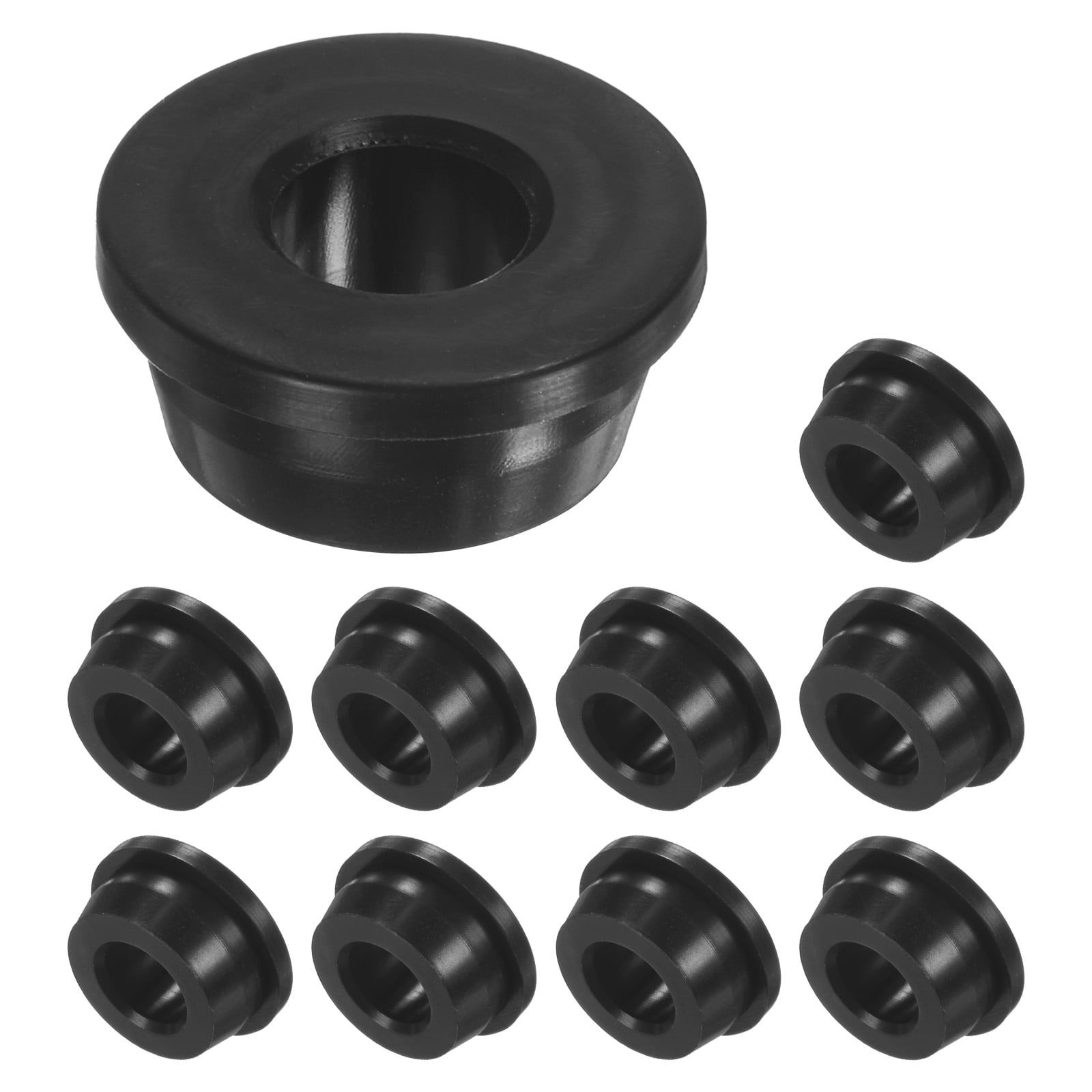 Uxcell 10-Pack 0.94 Inch Drill Hole, 1/2 Inch ID Silicone Rubber ...