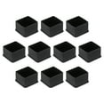 thumbnail image 1 of Uxcell 10 Pack 1.97 x 1.97 Inch Square Furniture Leg Caps, Chair Leg Floor Protector, 1 of 6