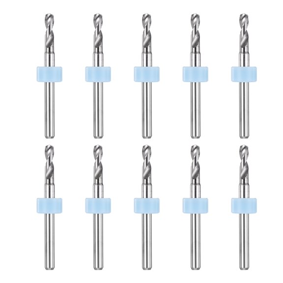 Uxcell 10 Pack 2.75mm Micro Drill Bit 135 Mini Small PBC Bits Alloy CNC Engraving Print Circuit Board Drilling Tool for Rough Stone Jewelry Engraving