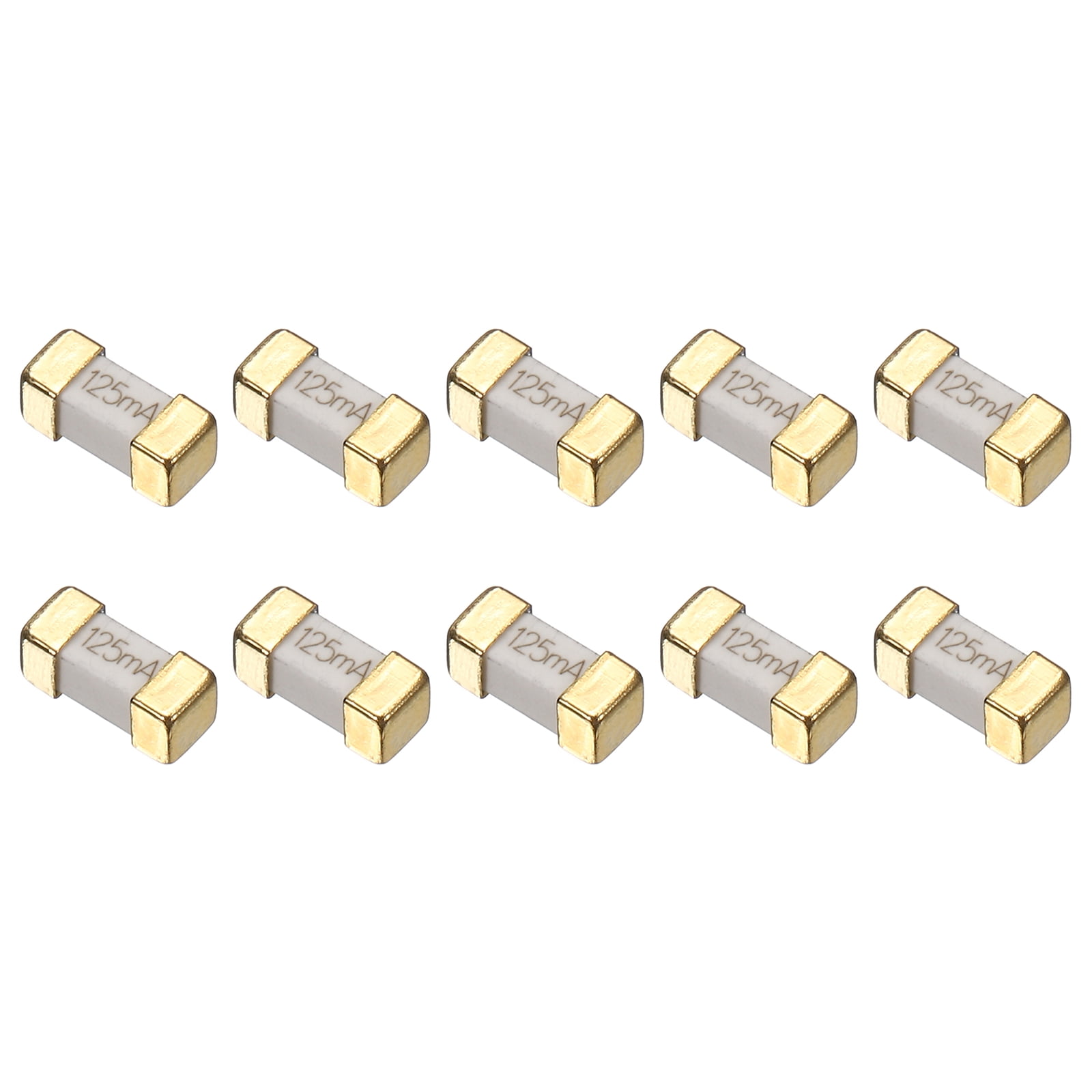 Uxcell 10 Pack 250V 0.125A Surface Mount Device Fuse, Fast Acting ...