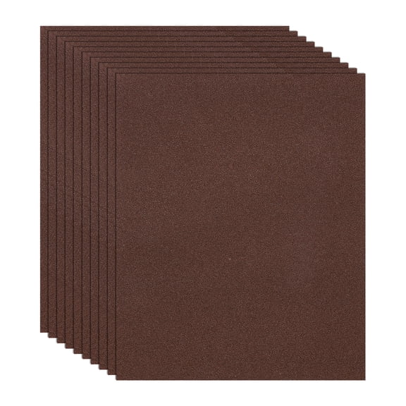 Uxcell 10 Pack 3.6" x 9" Sand Paper, 1000 Grit Sandpaper Aluminum Oxide Abrasive, Hand Sanding Sheets for Wood Furniture Floor Finishing and Metal Polishing
