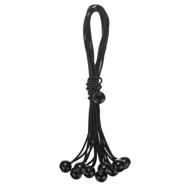 Ball Bungee Cords 10pcs Elastic Tarp Bungees Tent Strap Heavy Duty Tarp & Canopy Bungee Cords With Ball For Canopy Tarp Straps