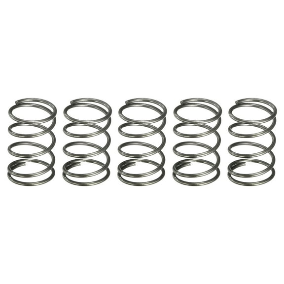 Uxcell 10 Pack Compression Spring, 10mm OD, 0.8mm Wire Size, 15mm Free Length, Spring Steel Construction Extended Mechanical Compression Springs for Shop and Home Repairs, Silver Tone