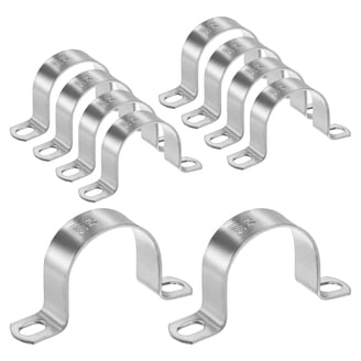 30-Pack 3/4 Inch PVC Conduit Strap U-Bracket – Durable Pipe Clamp For Telephone Cables & Electrical Conduits