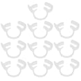 thumbnail image 1 of Uxcell 10-Pack Double Gripping Nylon Hose Clamps 9/16" 13.5-15.5mm White, 1 of 6