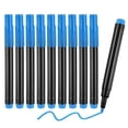 thumbnail image 1 of Uxcell 10 Pack Dry Erase Markers Pens, Watercolor Fine Tip Marker, Wet Erase Whiteboard Markers for Paper Drawing Art Supplies Office Home, Pale Blue, 1 of 6