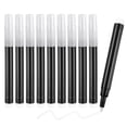 thumbnail image 1 of Uxcell 10 Pack Dry Erase Markers Pens, Watercolor Fine Tip Marker, Wet Erase Whiteboard Markers for Paper Drawing Art Supplies Office Home, White, 1 of 6