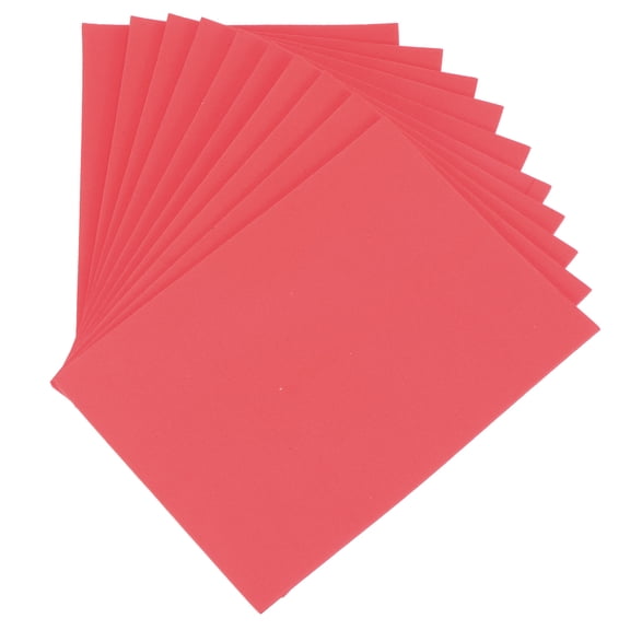 Uxcell 10 Pack EVA Foam Sheets Red 7.8 Inch x 5.9 Inch 2mm Thick Crafts Foam EVA Sheets for Costumes, Crafts Projects