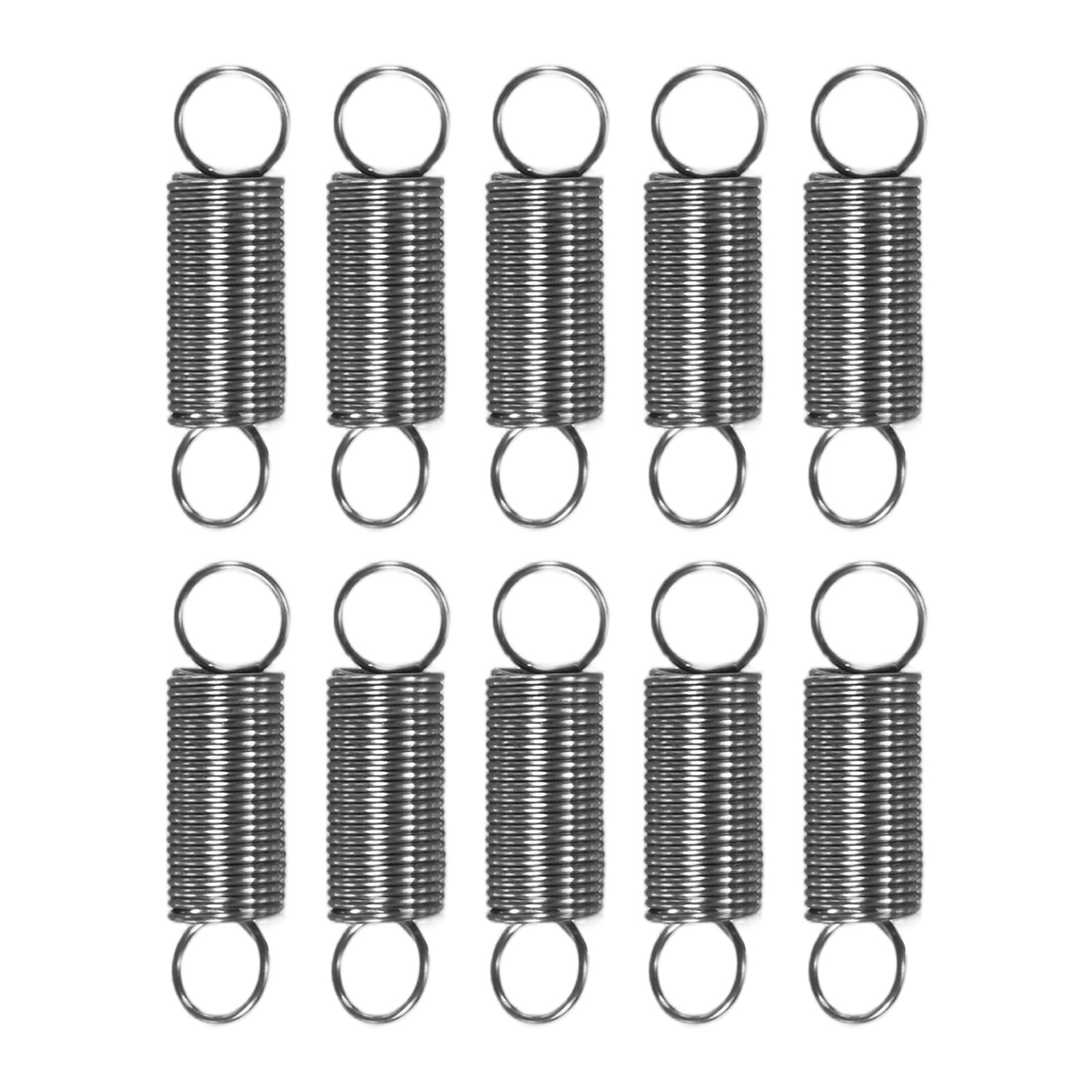 Uxcell 10-Pack Extension Springs, 20mm Length 5mm OD 304 Stainless ...