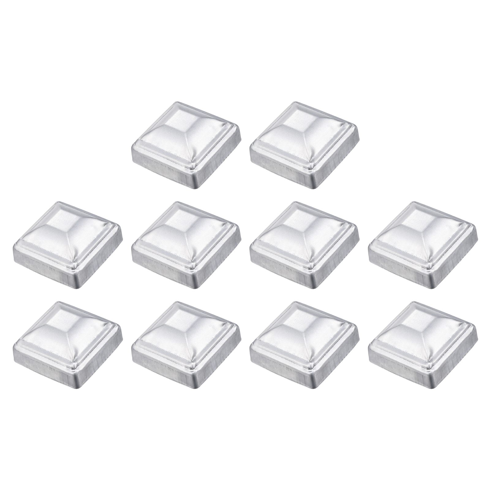 Uxcell 10 Pack Fence Post Cap Fit 2