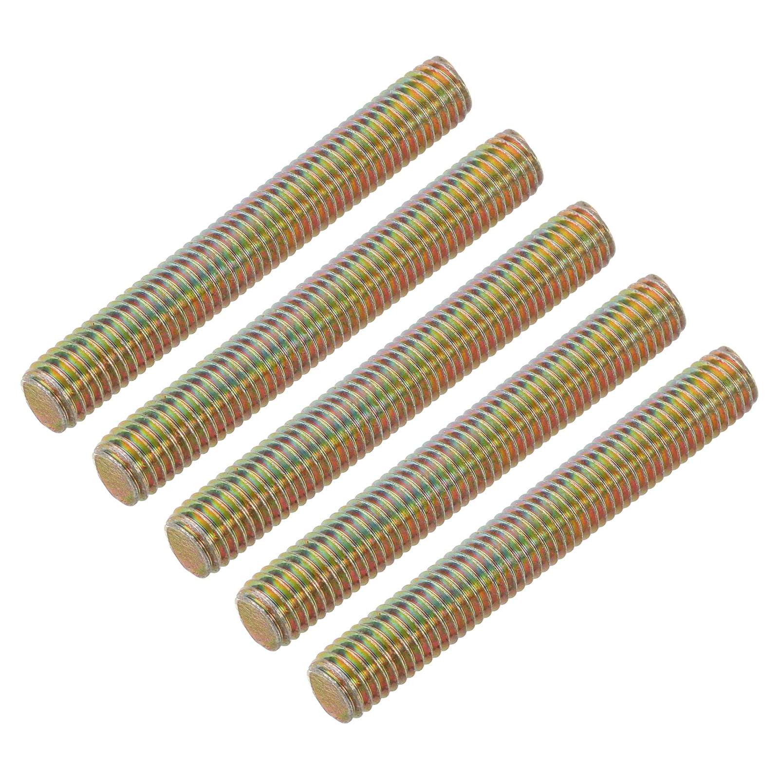 Uxcell 10 Pack Fully Threaded Rod, M10-1.5x75mm Carbon Steel Long ...