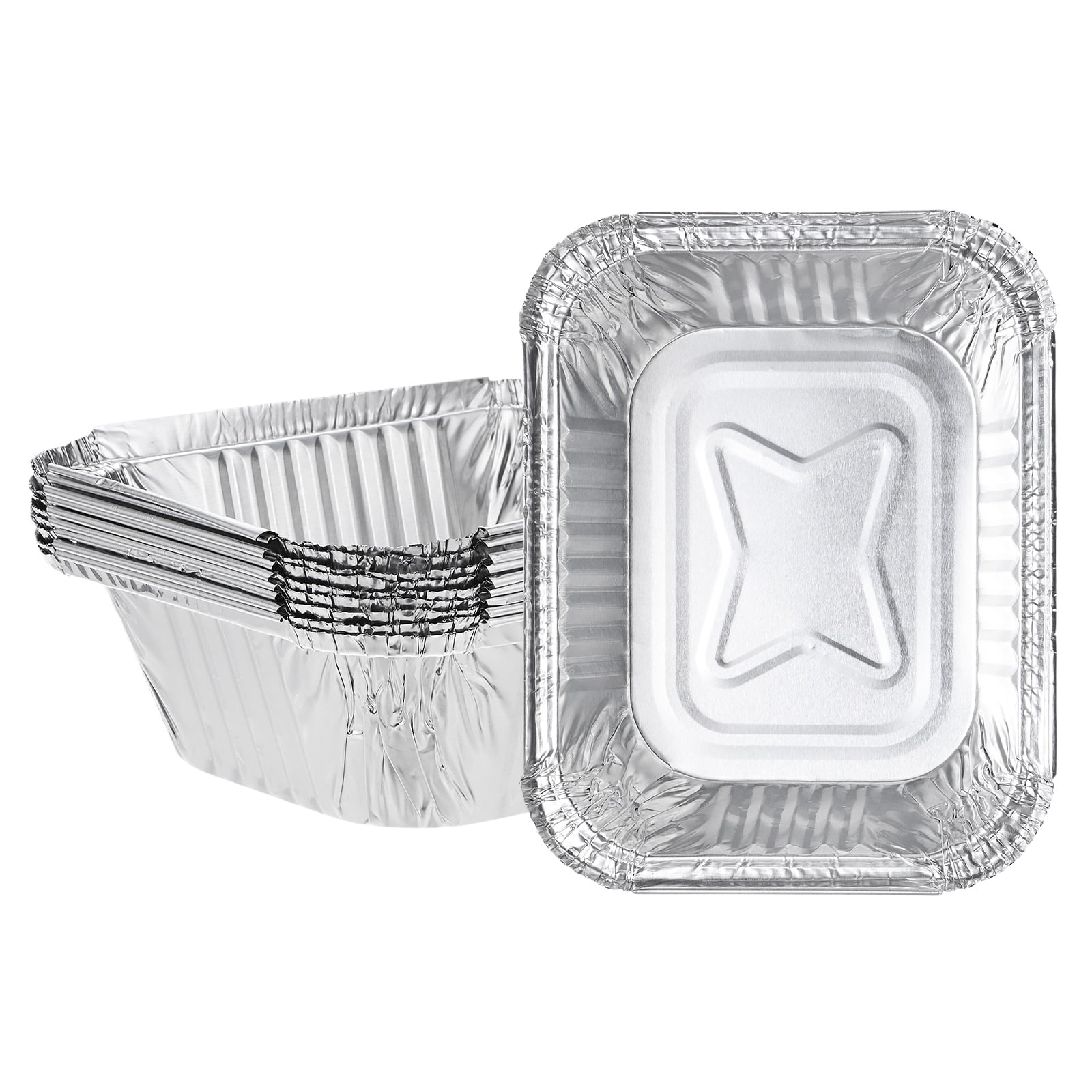 Uxcell 10-Pack Grill Drip Pans, 6 x 4.7 x 1.8 Inch Disposable