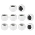thumbnail image 1 of Uxcell 10 Pack Lamp Finials Caps M10x15mm Spherical Decoration Knob White, 1 of 7