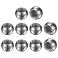 thumbnail image 1 of Uxcell 10 Pack Lamp Finials Caps M10x15mm Spherical Decoration Knob Silver Tone, 1 of 7