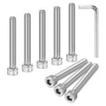 thumbnail image 1 of Uxcell 10-Pack M8 x 60mm Hex Socket Head Cap Screws Bolts, 304 Stainless Steel Machine Bolt Full Thread Precision Fasteners, 1 of 7