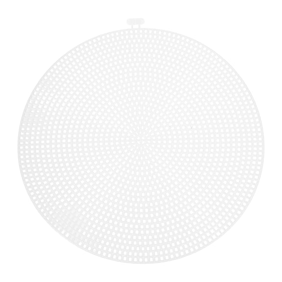 Uxcell 10 Pack Plastic Mesh Canvas Sheets, 7.9" Circle Mesh Mat for  Embroidery, Knit Crochet, Craft Projects, Bag Making, Home Decoration, White