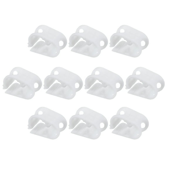 Uxcell 10 Pack Plastic Tubing Clamps, 1/8"-1/4" Adjustable Tube Clamp