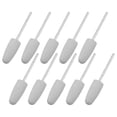 thumbnail image 1 of Uxcell 10-Pack Polishing Bit Buffing Wheel, 0.39 Inch(10mm) Dia Silicone Pointed Polishing Kit Sanding Bits Rotary Tool 150 Grits [Grey], 1 of 7