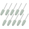 thumbnail image 1 of Uxcell 10-Pack Polishing Bit Buffing Wheel, 0.39 Inch(10mm) Dia Silicone Pointed Polishing Kit Sanding Bits Rotary Tool 800 Grits [Green], 1 of 7