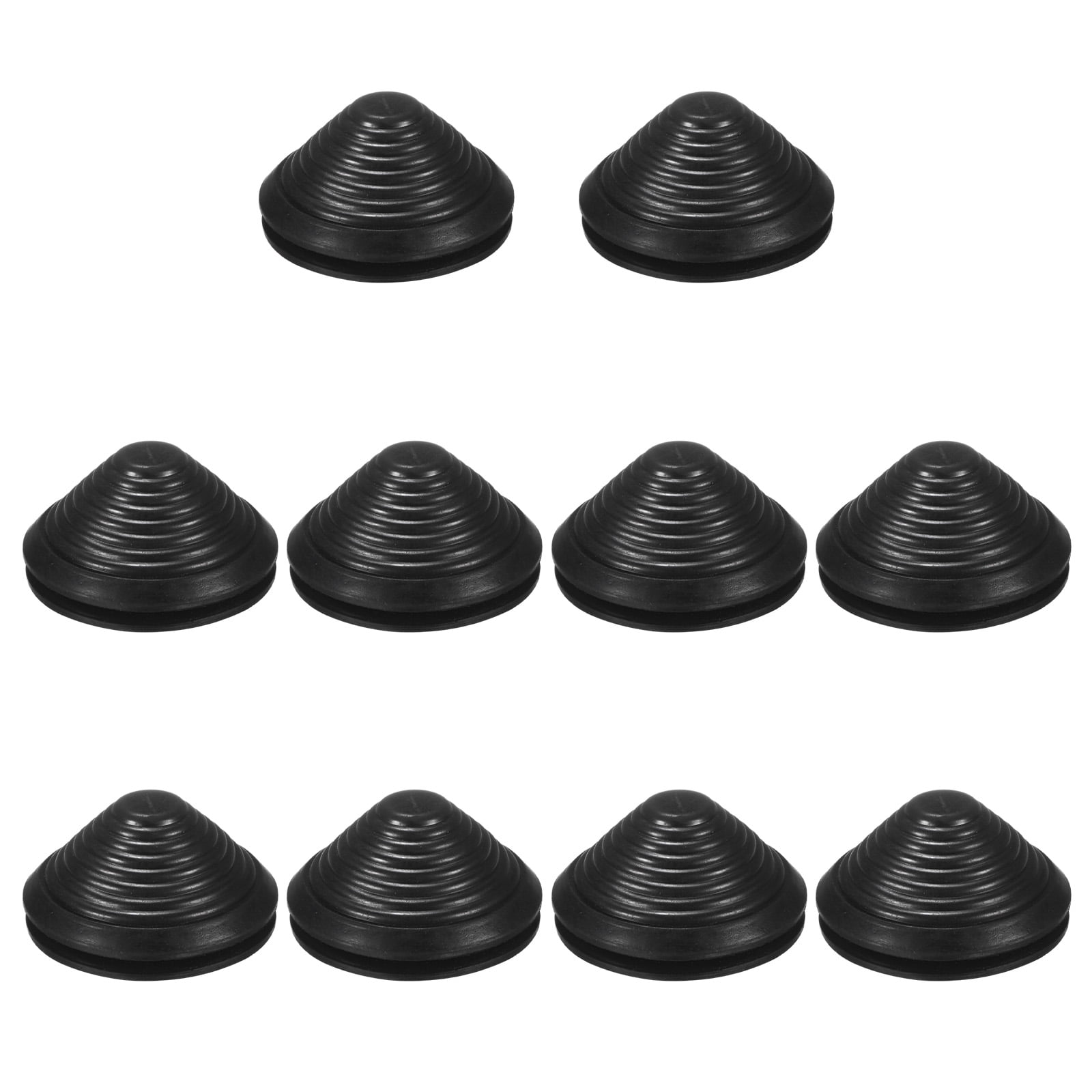 Uxcell 10-Pack Rubber Grommets for Wiring 88mm Tower Shaped Grommet