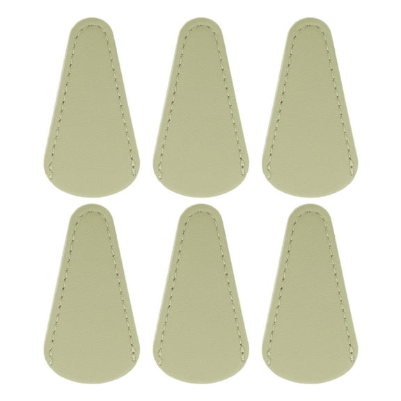 Uxcell 10 Pack Scissors Sheath, 2.9" x 1.5" Scissors Cover Protector PU Leather Portable Collect Bags for Eyebrow Trimming Beauty Tool Protection, Light Green