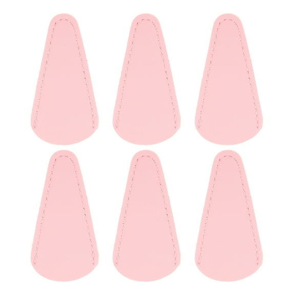 Uxcell 10 Pack Scissors Sheath, 2.9" x 1.5" Scissors Cover Protector PU Leather Portable Collect Bags for Eyebrow Trimming Beauty Tool Protection, Pink