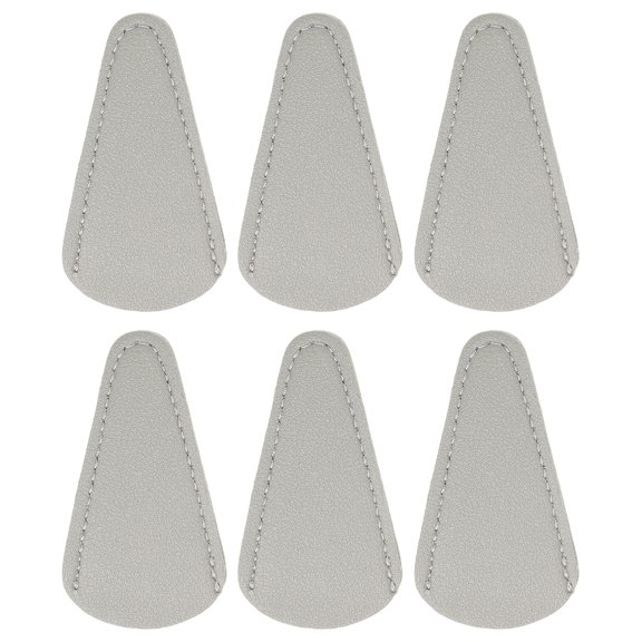 Uxcell 10 Pack Scissors Sheath, 2.9" x 1.5" Scissors Cover Protector PU Leather Portable Collect Bags, Gray Purple