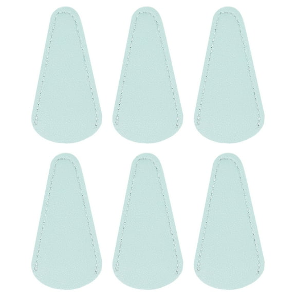 Uxcell 10 Pack Scissors Sheath, 2.9" x 1.5" Scissors Cover Protector PU Leather Portable Collect Bags, Sky Blue
