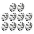 thumbnail image 1 of Uxcell 10 Pack Set Screw Collars 10mm Bore Stainless Steel Shaft Collar 15mm OD 6mm Width, 1 of 5
