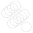 thumbnail image 1 of Uxcell 10-Pack Silicone O-Rings Gasket, Φ114 130mm OD O-Rings Seal Gasket for Compressor Valves Pipe Repair, 1 of 6