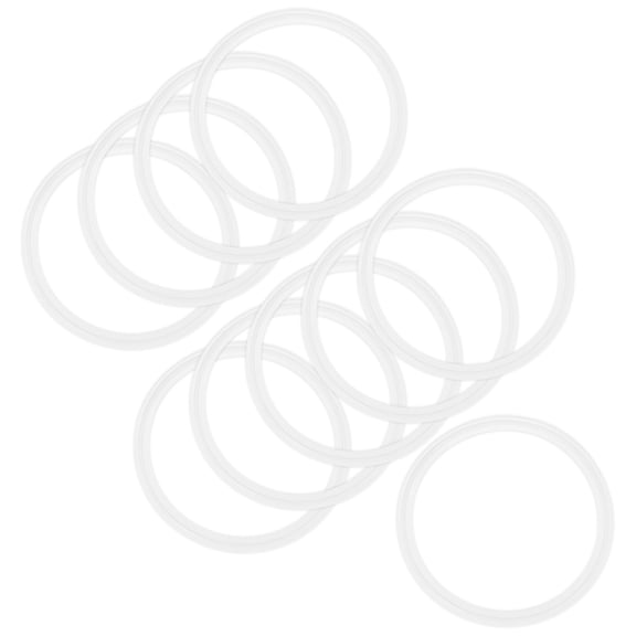 Uxcell 10-Pack Silicone O-Rings Gasket, Φ140 155mm OD O-Rings Seal Gasket for Compressor Valves Pipe Repair