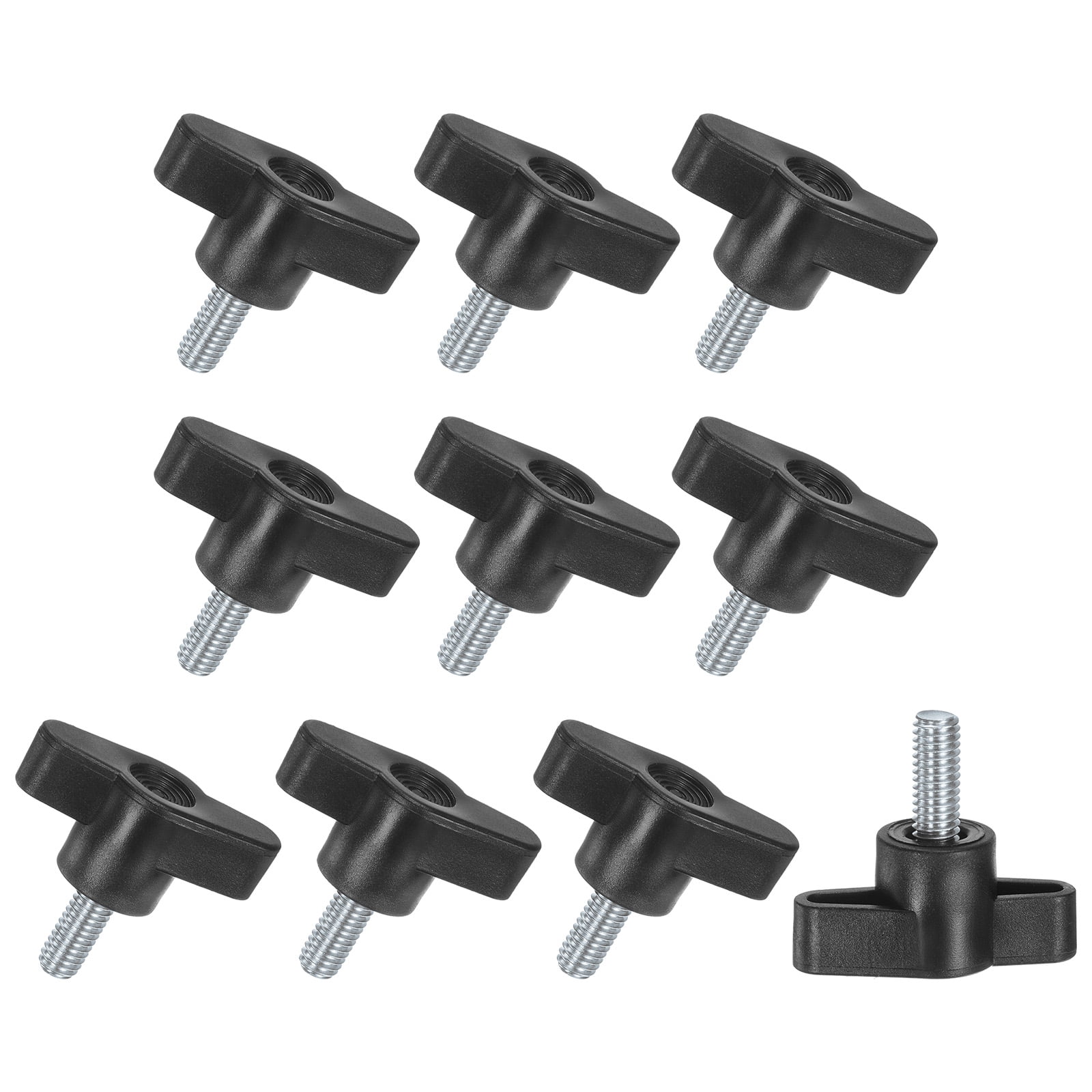Uxcell 10-Pack Thumb Screws, 1/4