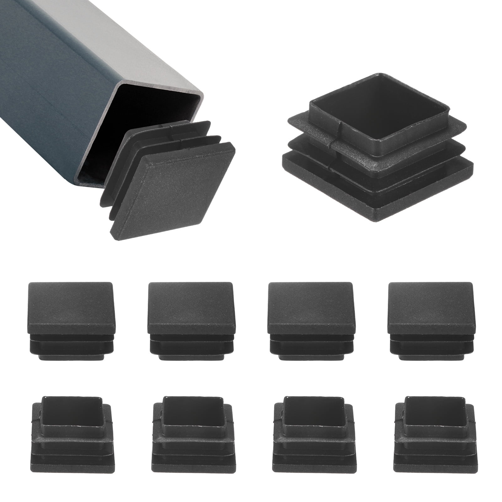 Uxcell 10 Pack Tubing End Caps 1.26 x 1.26
