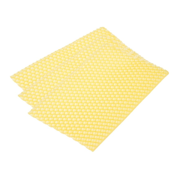 Uxcell 10 Pack Wax Foundation for Bee Frames, Beehive Foundation Sheets, Bee Sheet Foundation Yellow