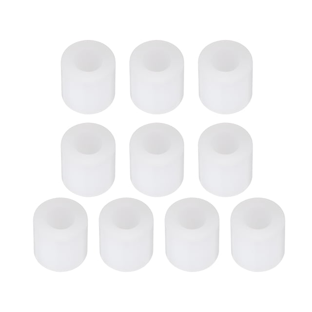 Distanziali In Nylon Bianco Naturale &ndash; Foro 5mm (0.194&Prime;) X 12.7mm (1/2&Prime;) &ndash; Scegli Lunghezza E Quantit&agrave;