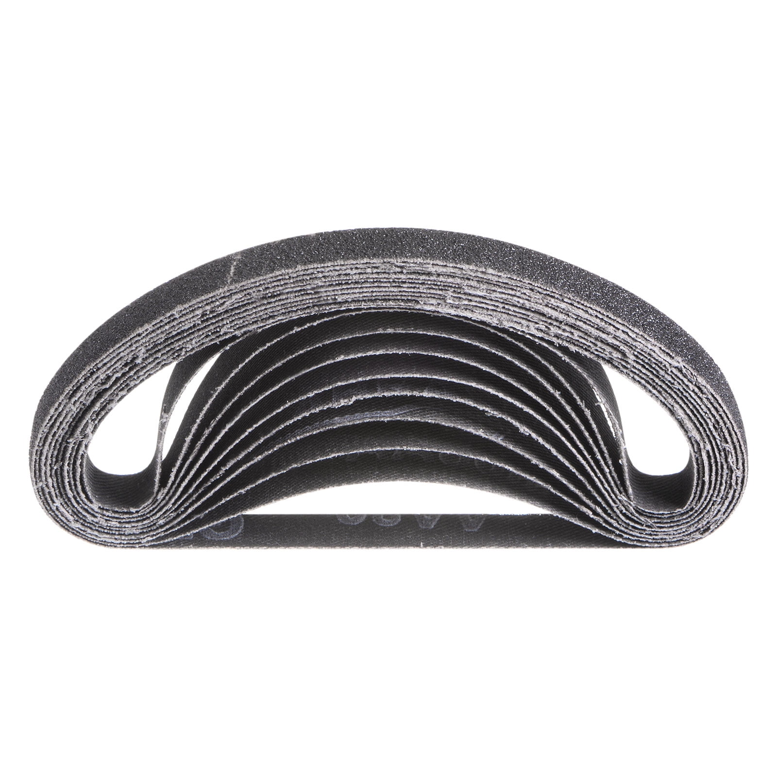 Uxcell 10 Packs Sanding Belts 3/8 x 13 Inch Belt Sander Paper 80 Grit