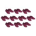 thumbnail image 1 of Uxcell 10 Pairs Shoe & Boot Covers, Reusable Cotton Non-Slip Shoe Covers for Indoors, Burgundy, 1 of 6