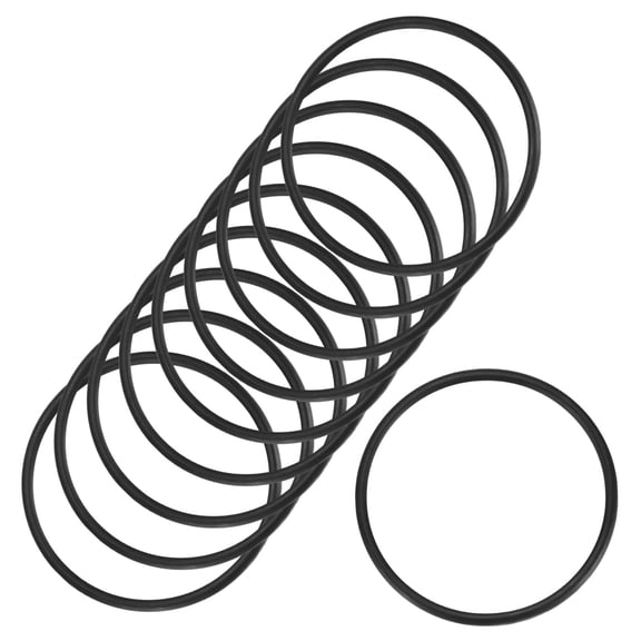 Uxcell 10 Pack Nitrile Rubber O-Rings 1.54 x 1.69 x 0.08 inch Metric Sealing Washer Gasket